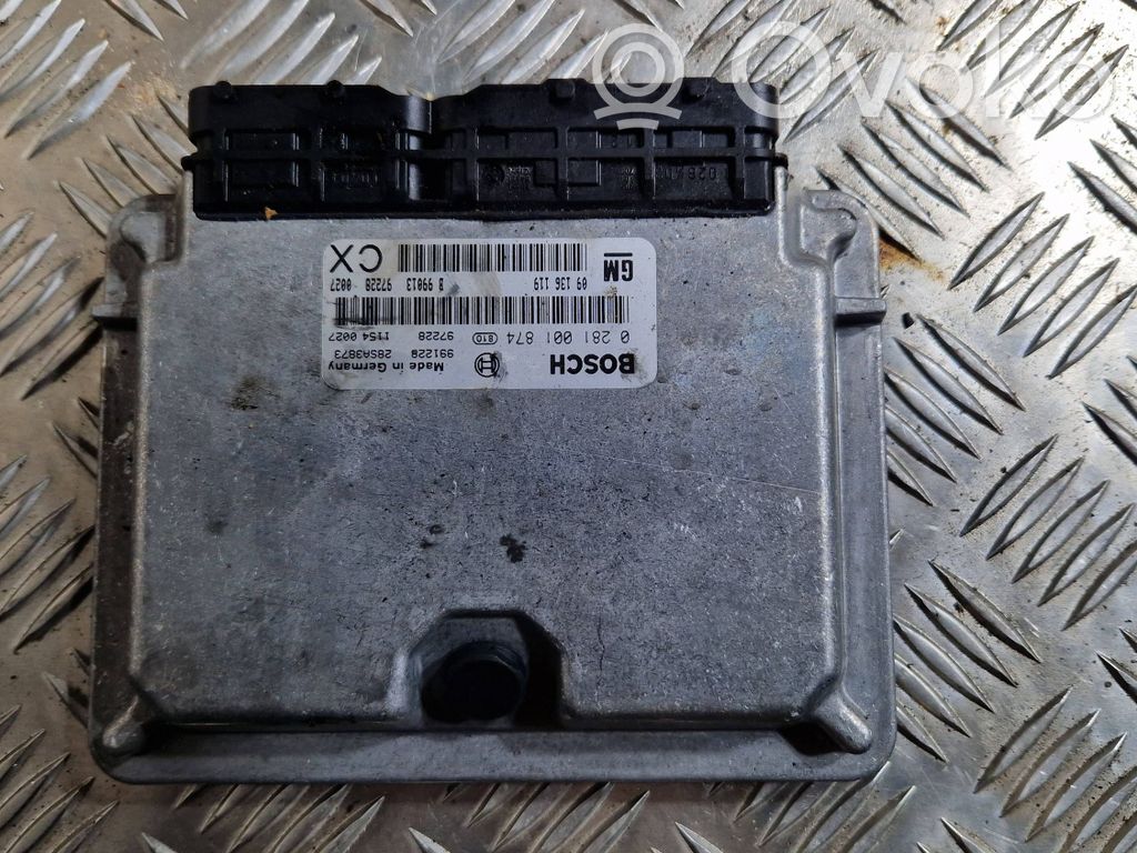 Opel Vectra B Engine control unit/module 