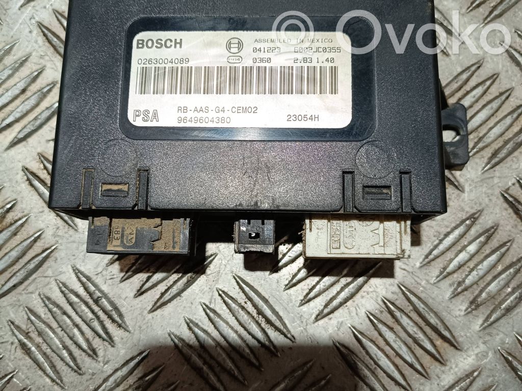 Parking PDC control unit/module   0263004089,9649604380