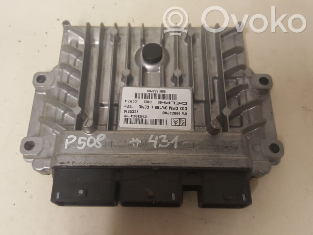 Peugeot 508 Engine control unit/module 