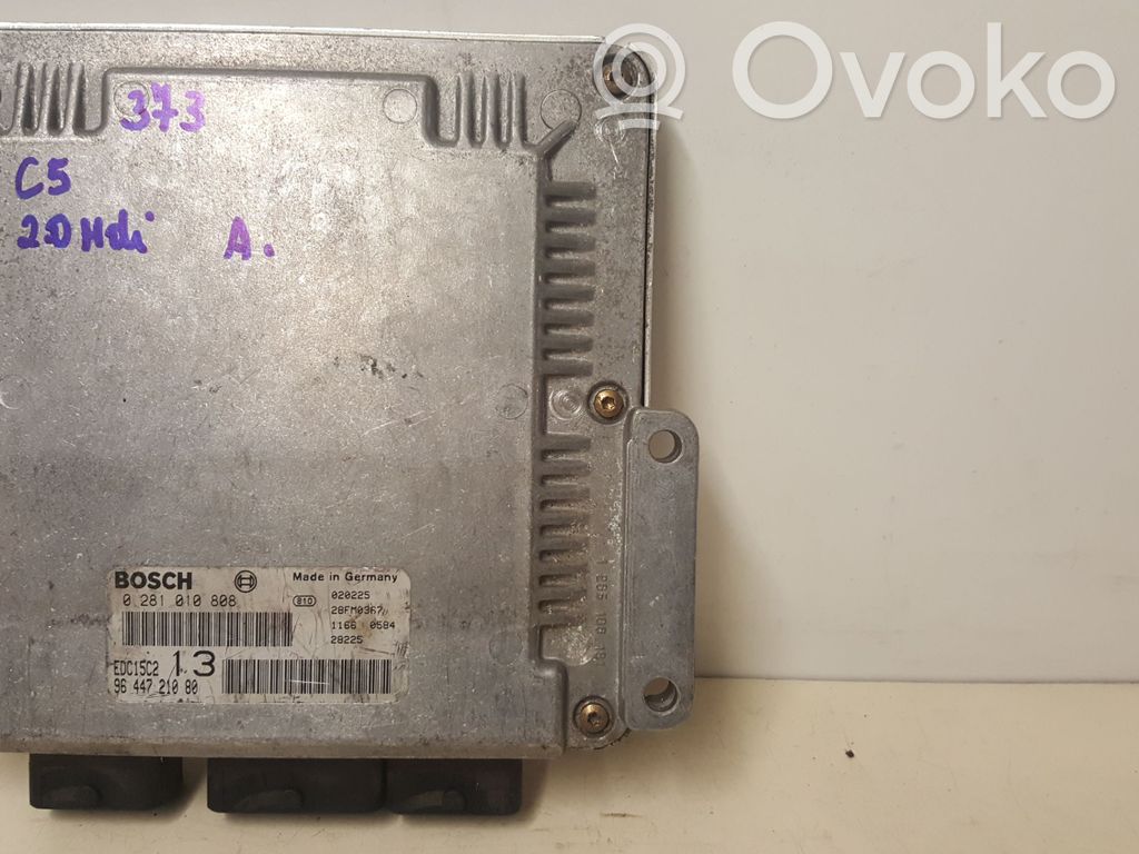 Engine control unit/module   9644721080,0281010808,EDC15C213,EDC15C2