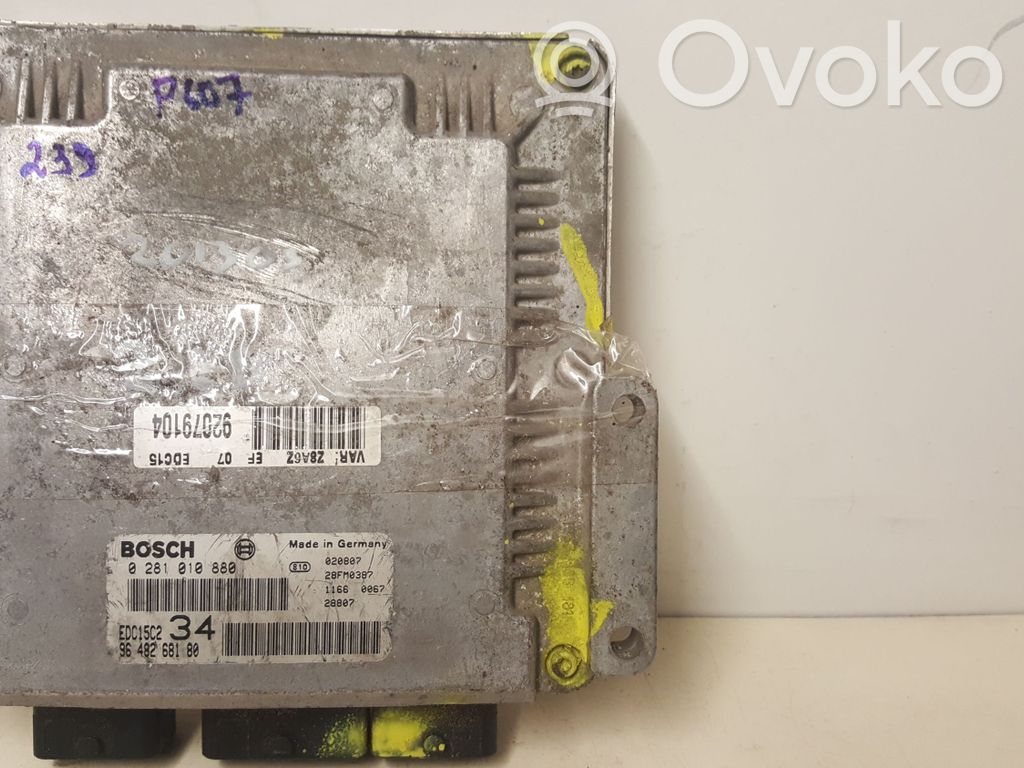 Peugeot 607 Engine control unit/module 