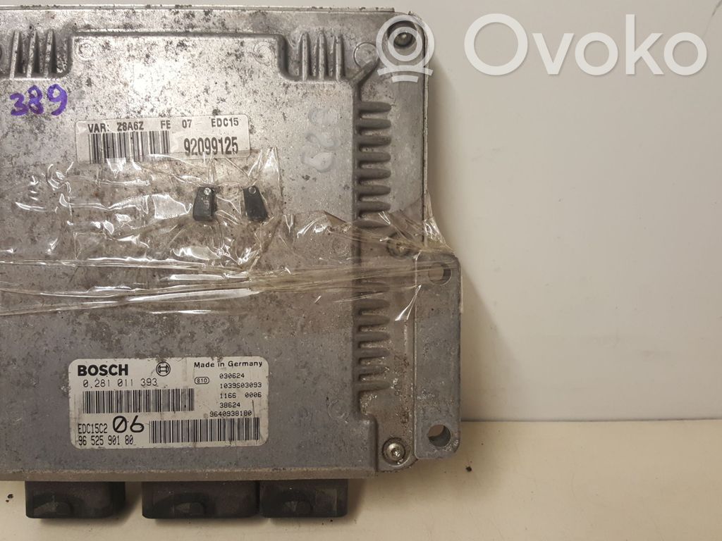 Engine control unit/module   9644199680,0281010765,EDC15C299,EDC15C2