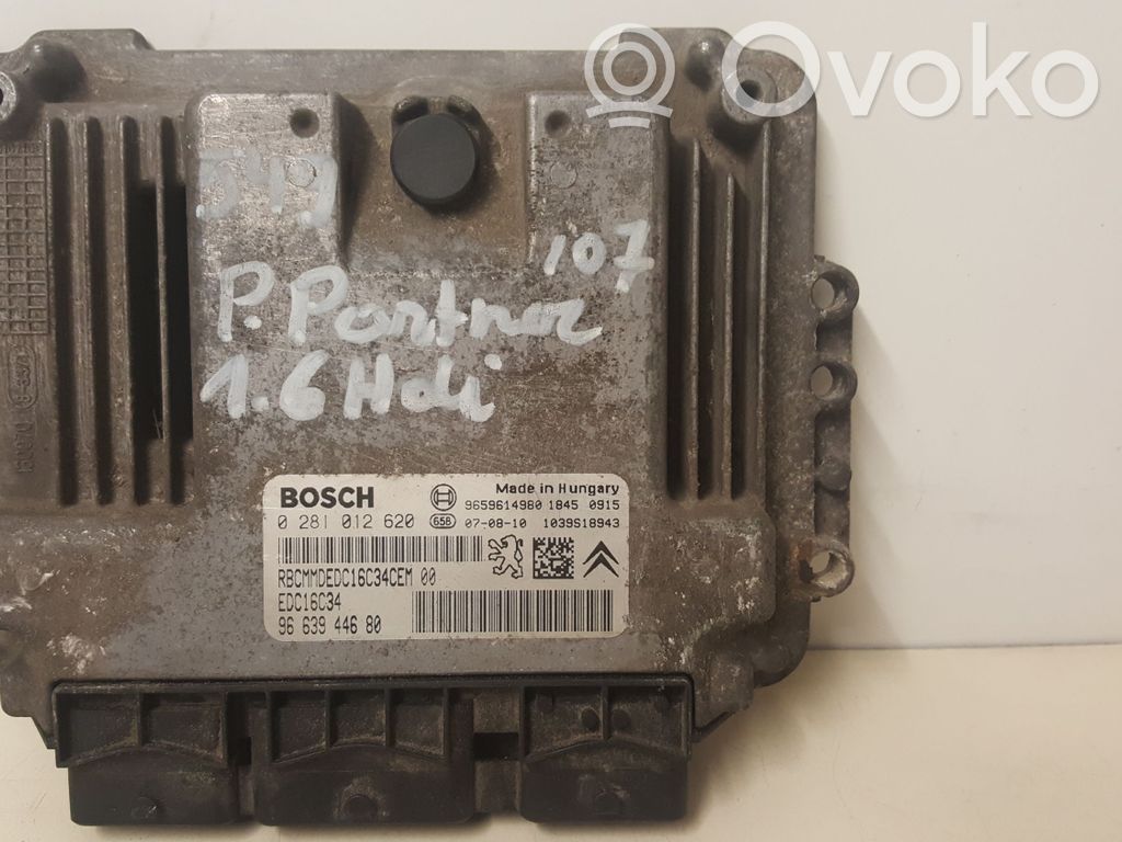 Engine control unit/module   9663944680,0281012620,EDC16C34
