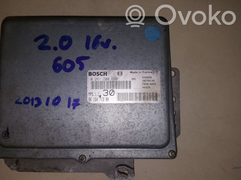 Engine control unit/module   9616071380,0261200690,MP51130
