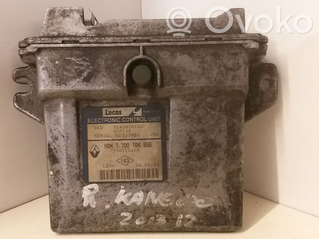 Engine control unit/module   7700104956,7700111206,R04080012H,80759K