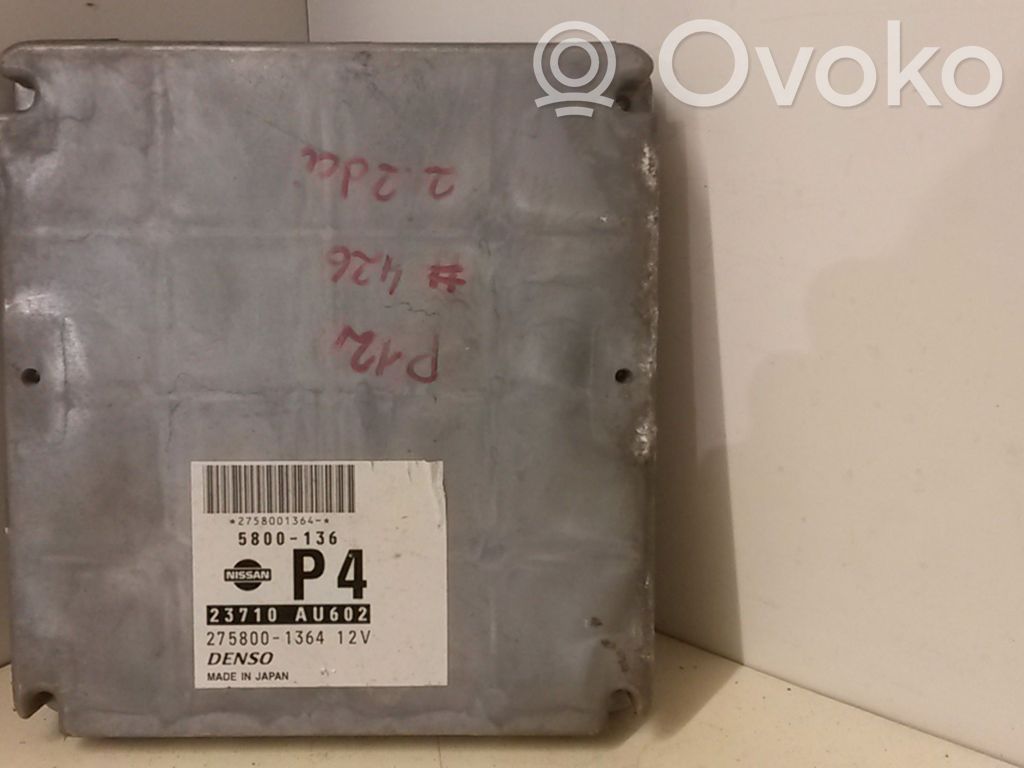 Sterownik / Moduł ECU   5800136,2758001364,23710AU602,P4