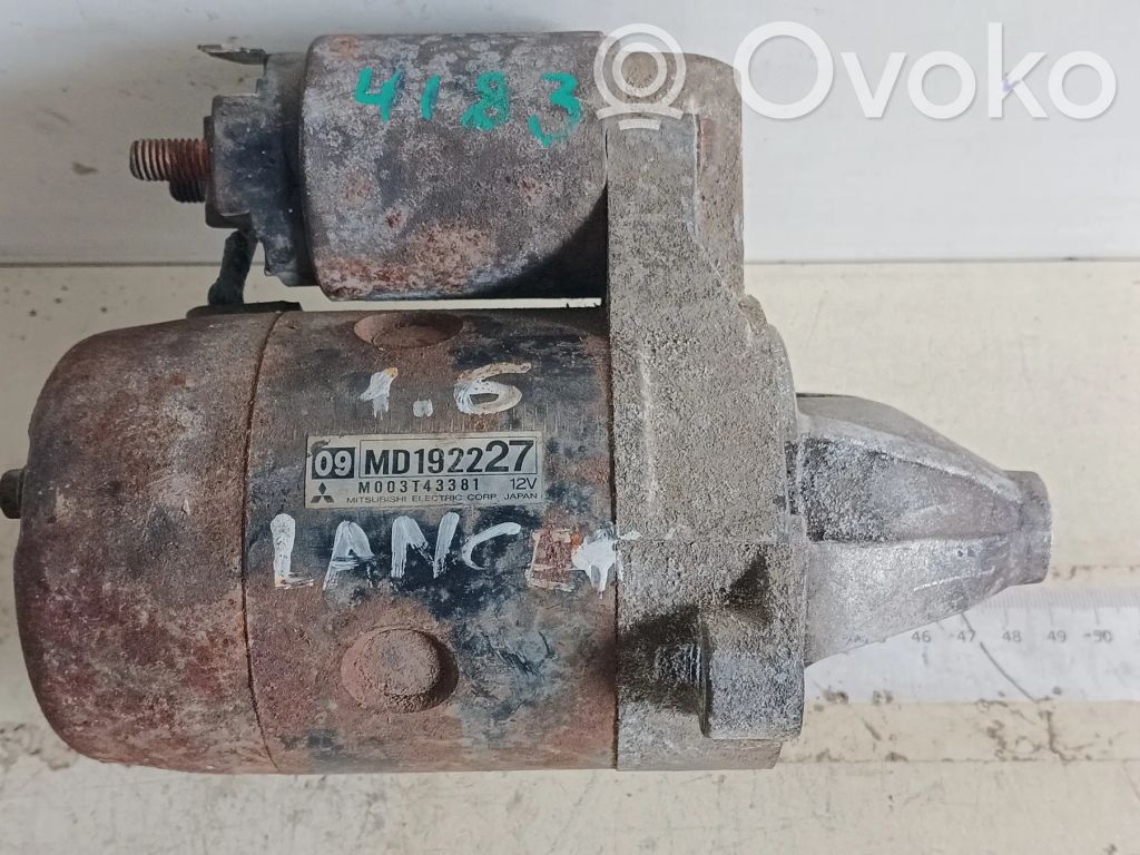 Motor de arranque   MD192227,M003T43381,NR09