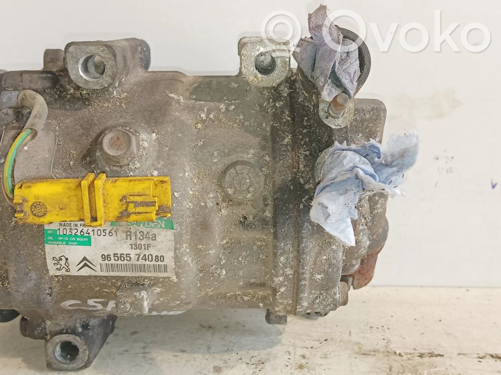 Compressore aria condizionata (A/C) (pompa)   9656574080,SD7C16,SANDEN,1301F
