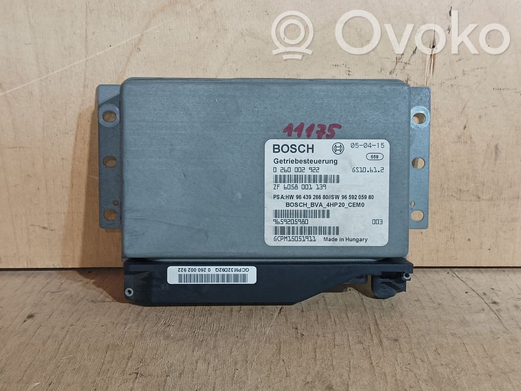 Peugeot 407 Gearbox control unit/module 