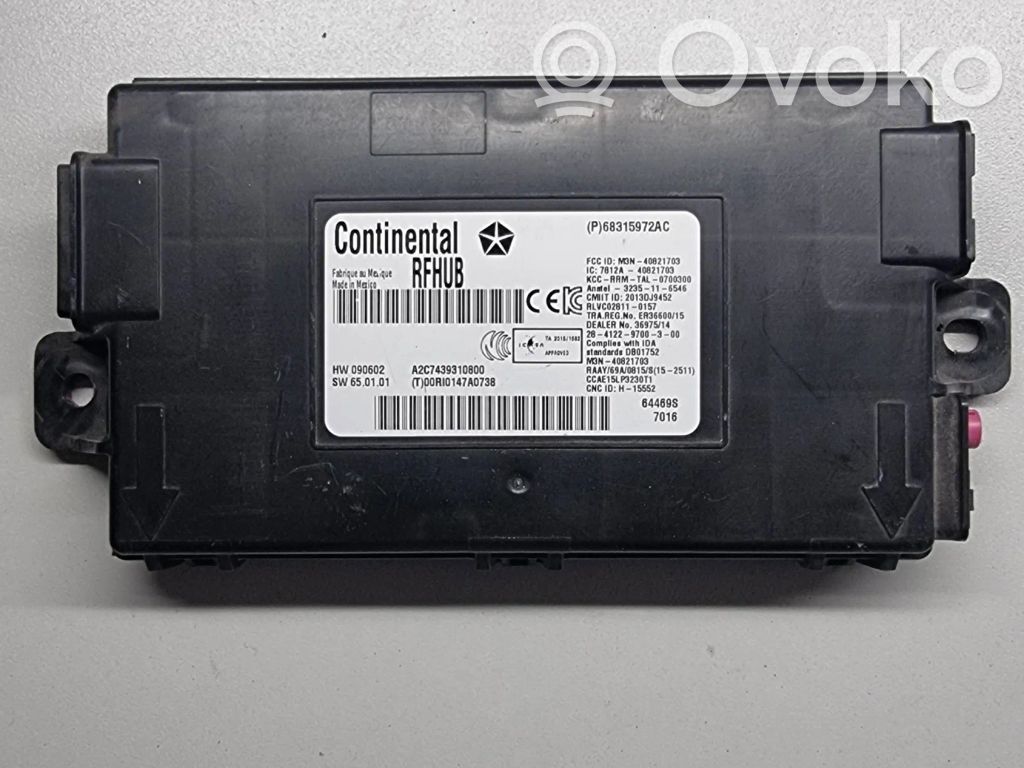 Dodge Challenger Other control units/modules 