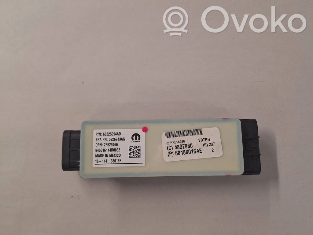 Sliding door control unit/module   68186016AE