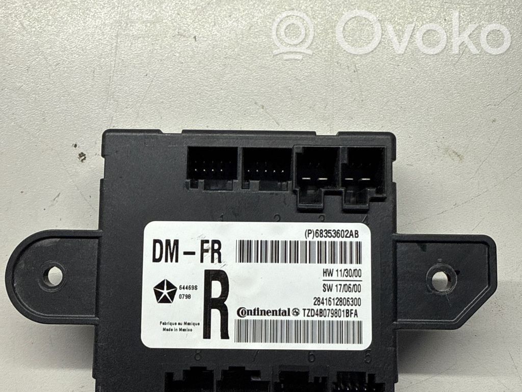 Door control unit/module   68353602AB,TZD4B079801BFA,2841612806300