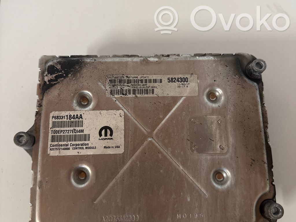 Unidad de control/módulo del motor   P68331184AA,A2C7577140000,T00EP2727EQ4M