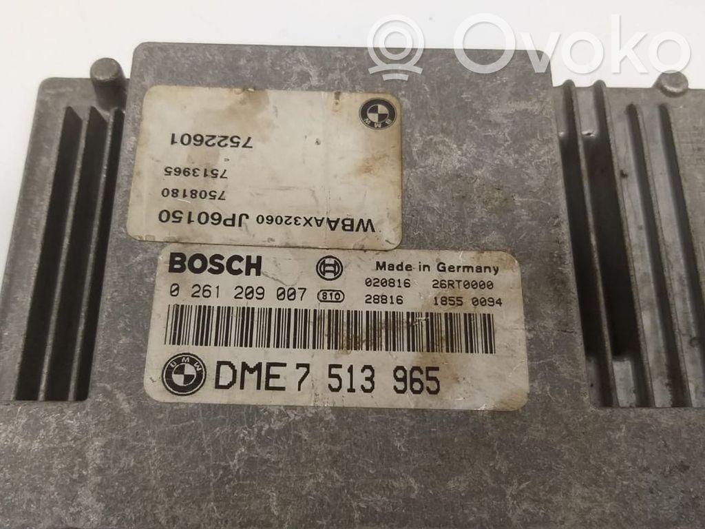 BMW 3 E46 Moottorin ohjainlaite/moduuli 