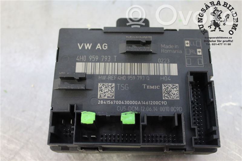 Porsche Cayenne (9PA) Unité de commande module de porte 