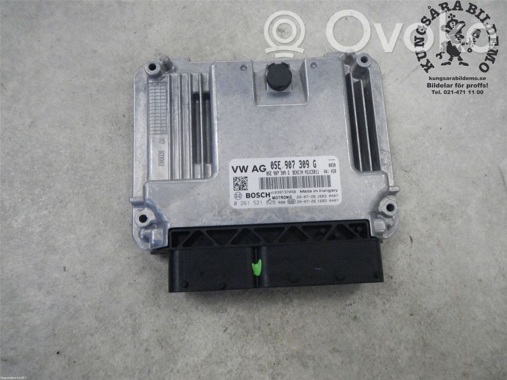 Injection control unit/module   05E906012B,0261S21826,05E907309G