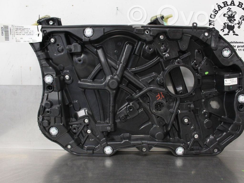 BMW 5 G30 G31 G38 Mechanizm podnoszenia szyby przedniej bez silnika 
