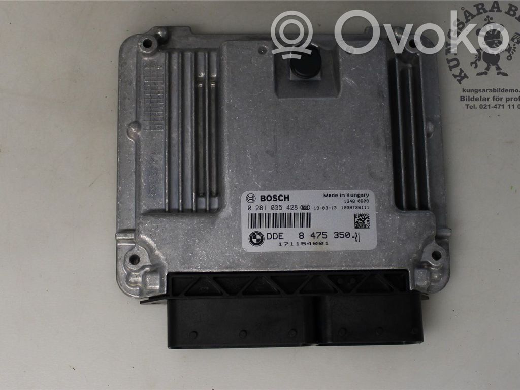BMW 3 F30 F35 F31 Injection control unit/module 