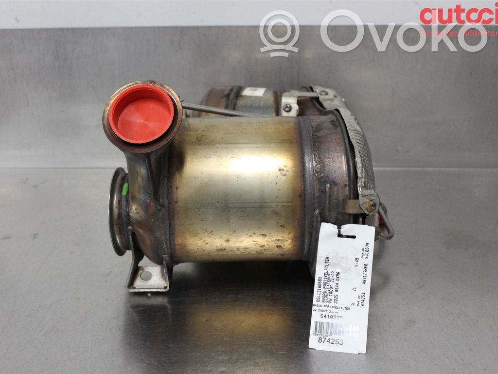 Volkswagen Caddy Filtr cząstek stałych Katalizator / FAP / DPF 