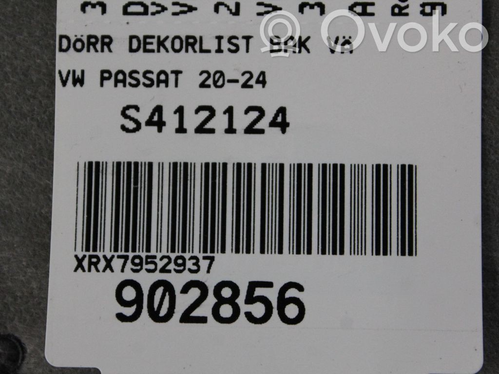 Volkswagen PASSAT B8 Listwa drzwi tylnych 