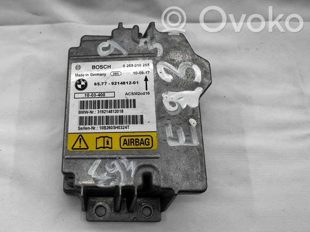 Airbag control unit/module   319214812018,0285010255,9214812,219214812018