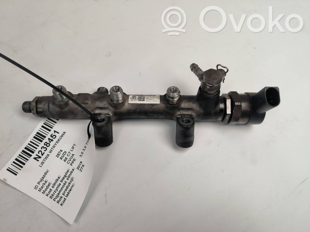 Audi A6 S6 C7 4G Fuel main line pipe 