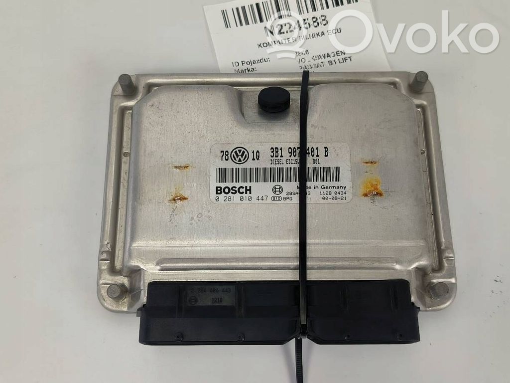 Engine control unit/module ECU   3B1907401B