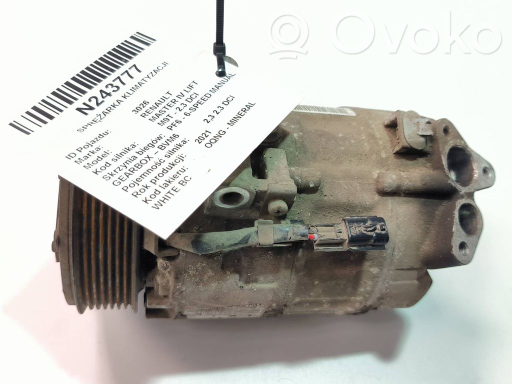 Ilmastointilaitteen kompressorin pumppu (A/C)