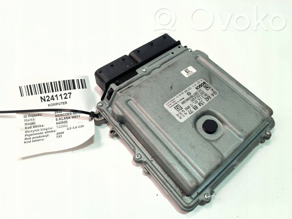 Mercedes-Benz E W211 Engine ECU kit and lock set 