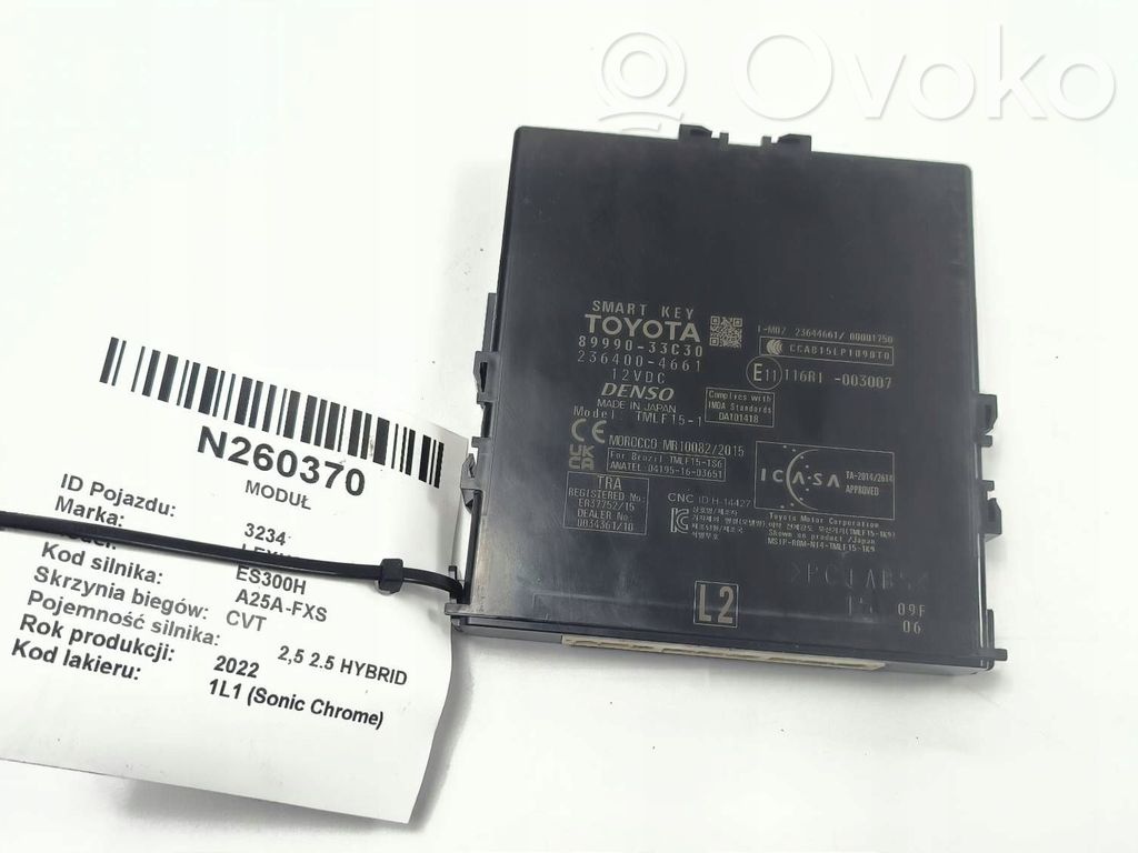 Lexus ES VII XZ10 Central body control module 