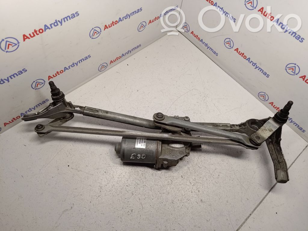 BMW 3 E90 E91 Motor y varillaje del limpiaparabrisas delantero 