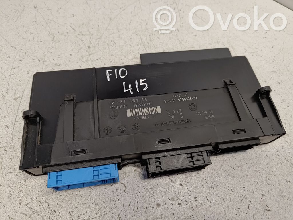BMW 5 F10 F11 Sterownik / Moduł komfortu 