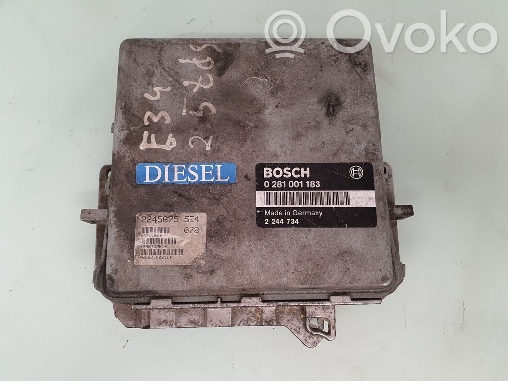BMW 5 E34 Unitate/modul de control motor 