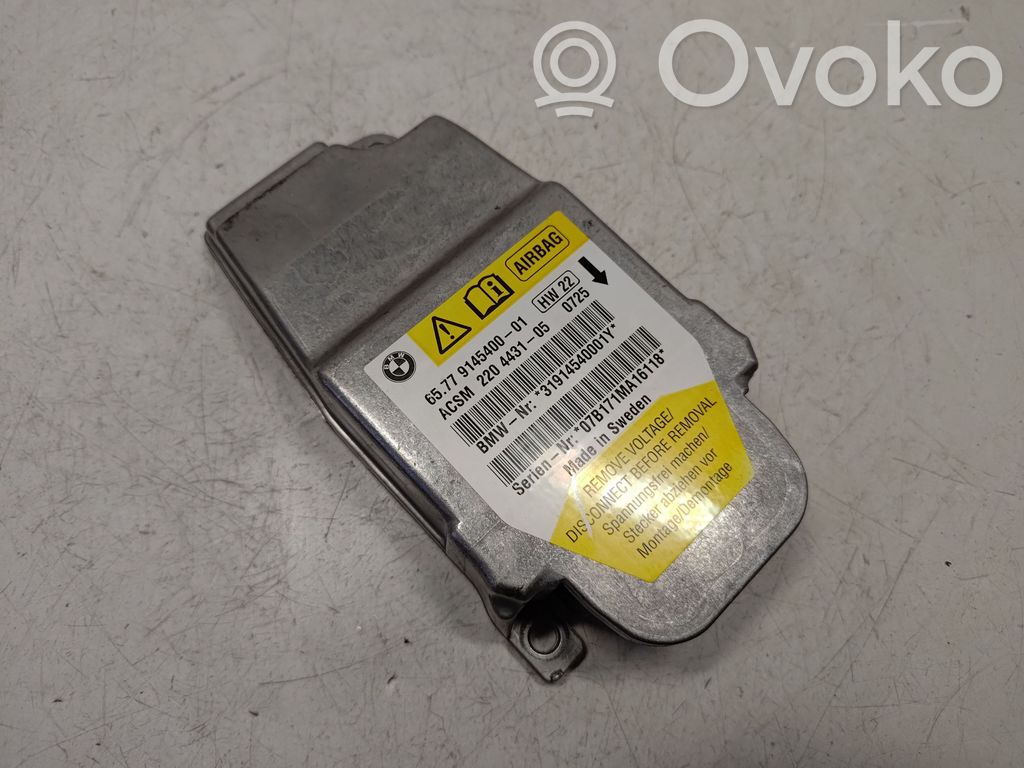Airbag control unit/module   65779145400,65779160557,65779172018