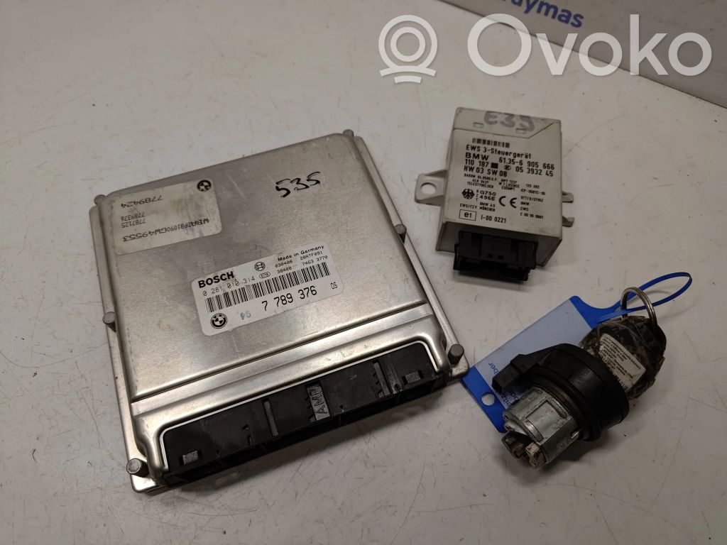BMW 5 E39 Engine ECU kit and lock set 