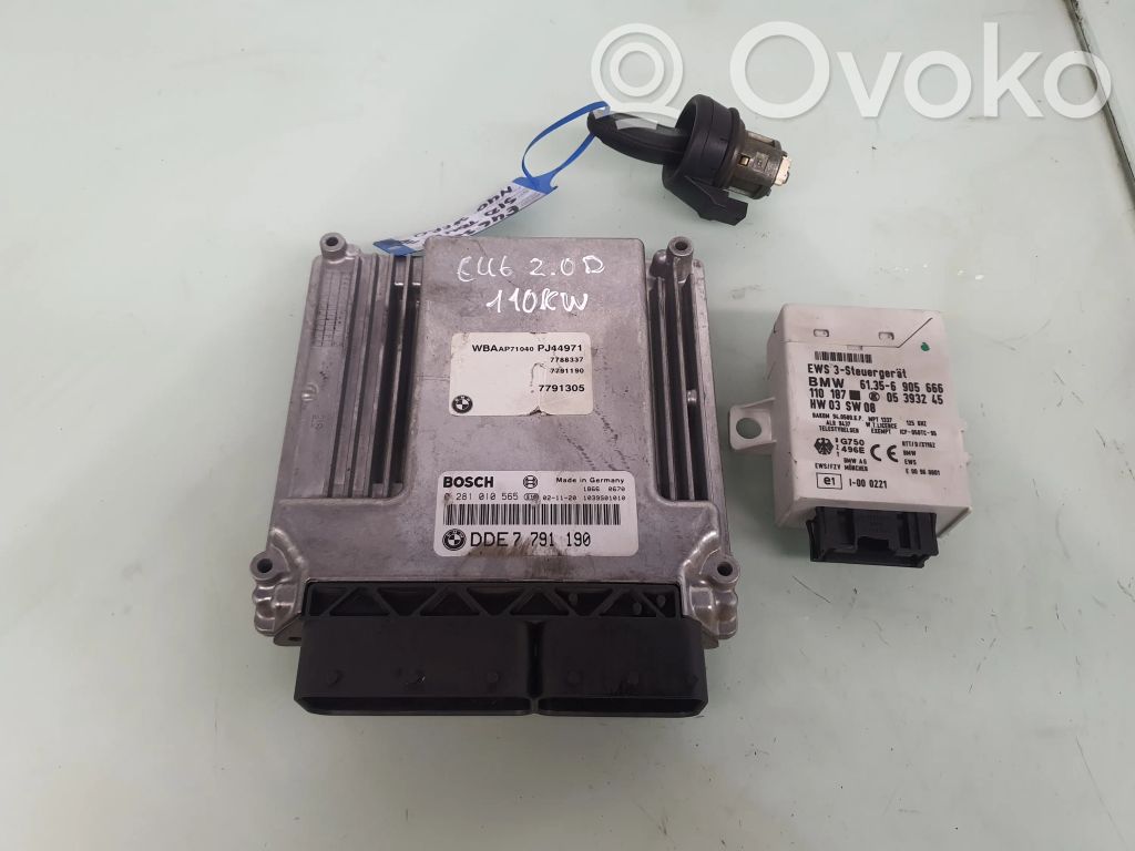 BMW 3 E46 Engine ECU kit and lock set 