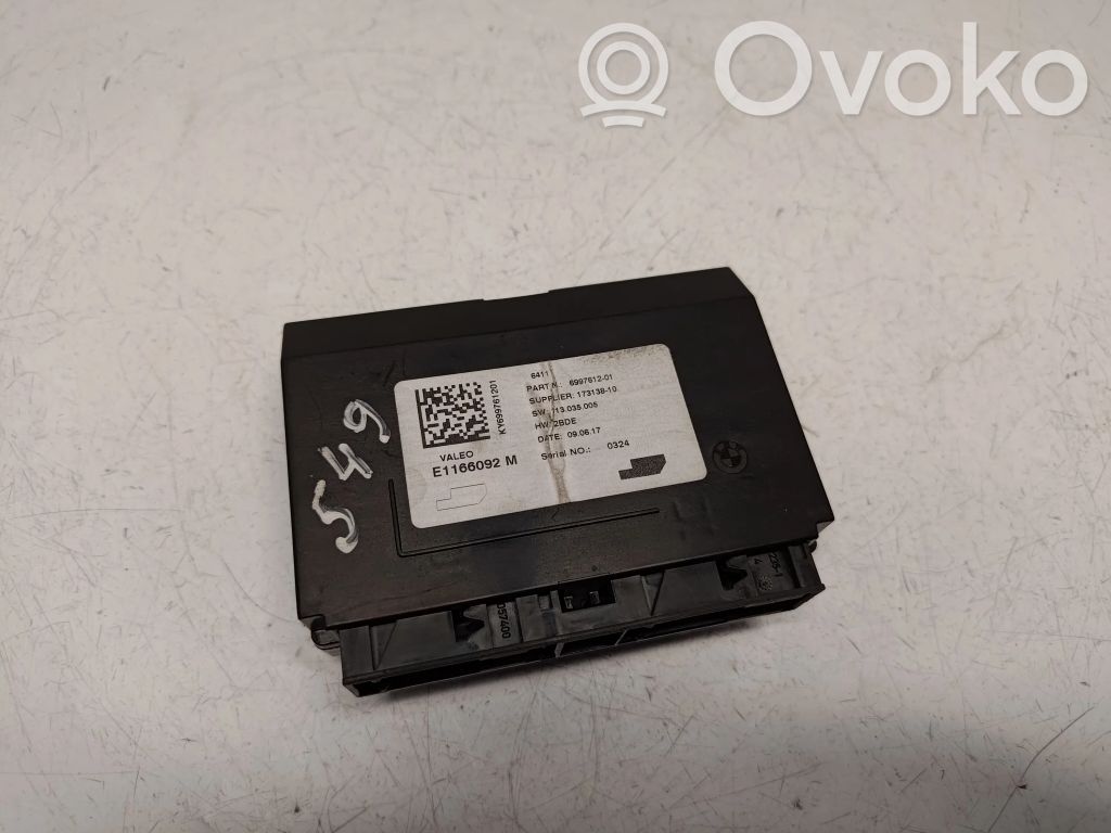 BMW 3 F30 F35 F31 Moduł / Sterownik klimatyzacji 