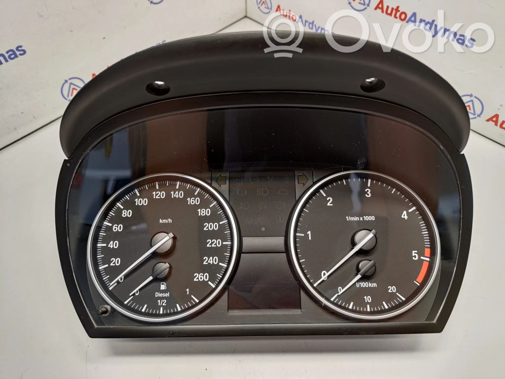 BMW 3 E90 E91 Speedometer (instrument cluster) 