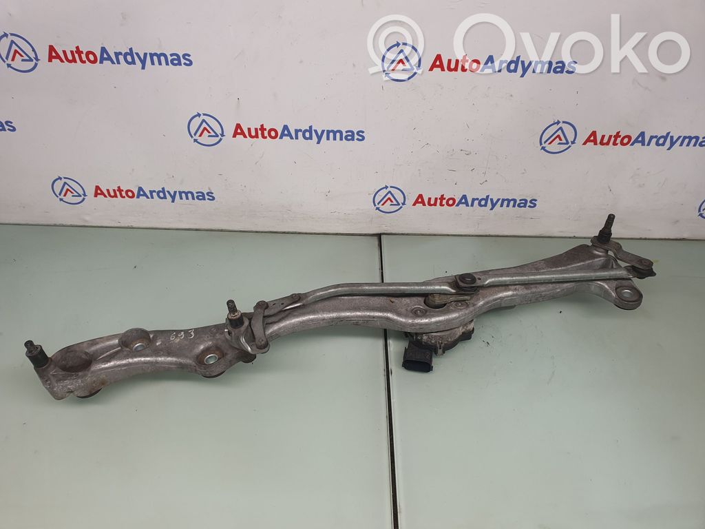 BMW 7 E65 E66 Motor y varillaje del limpiaparabrisas delantero 