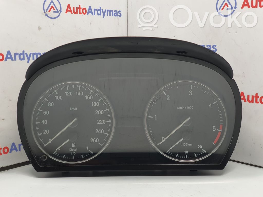 BMW 3 E90 E91 Speedometer (instrument cluster) 