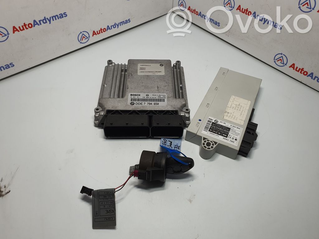 BMW 5 E60 E61 Engine ECU kit and lock set 