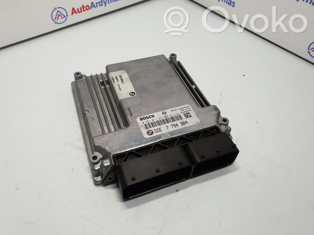 BMW 7 E65 E66 Engine control unit/module 