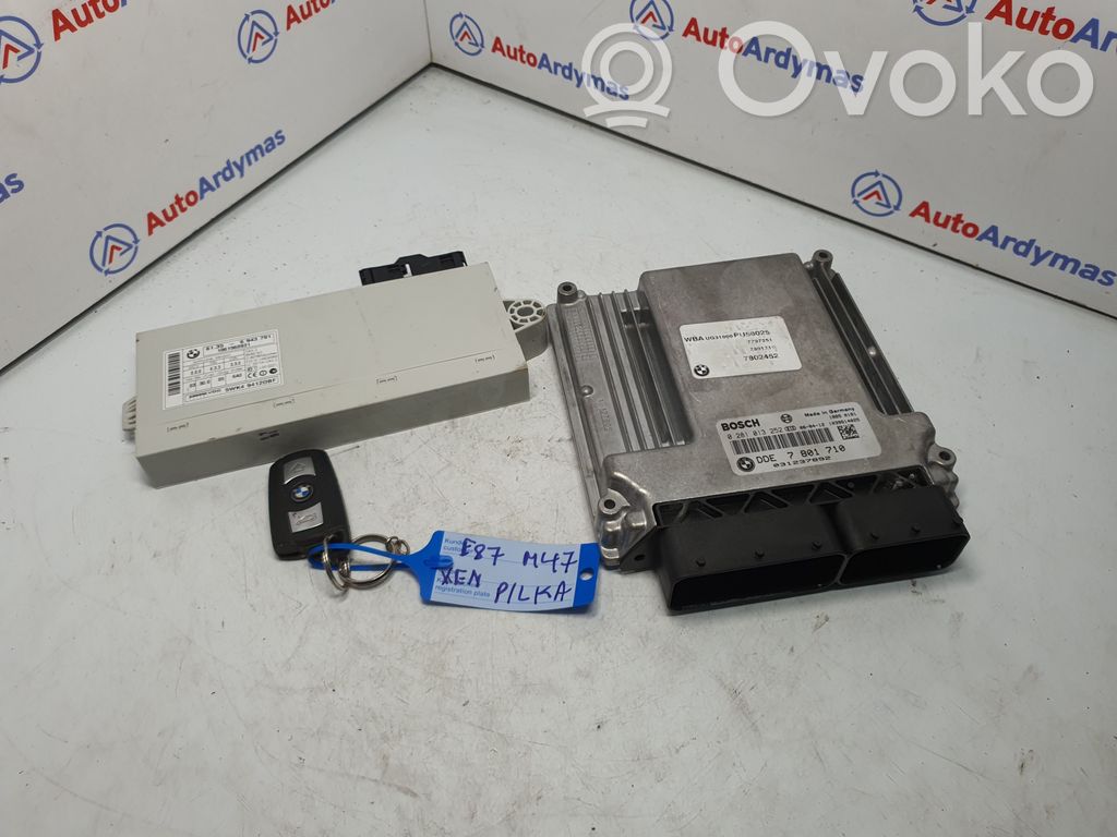 BMW 1 E81 E87 Engine ECU kit and lock set 