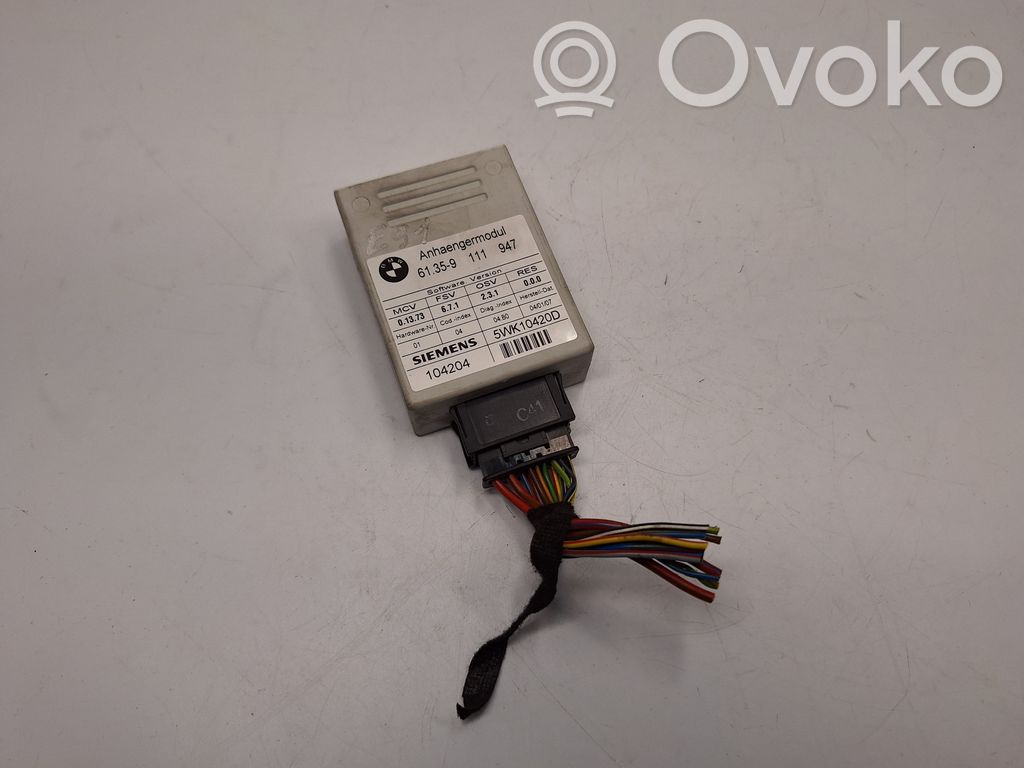 BMW 3 E90 E91 Tow bar trailer control unit/module 