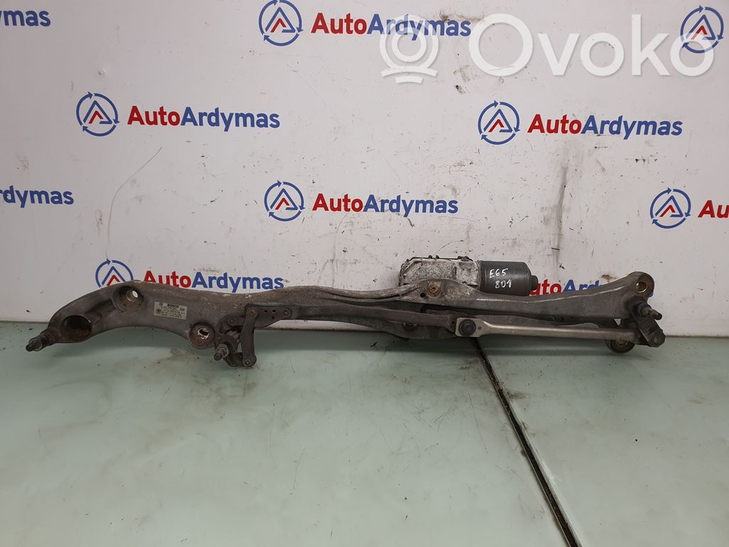 BMW 7 E65 E66 Motor și paralelogram ștergător parbriz 
