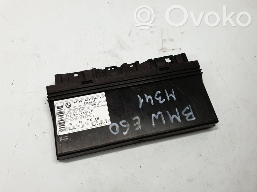 BMW 5 E60 E61 Kėbulo modulis 