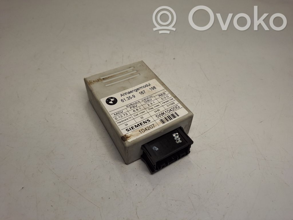 BMW 5 E60 E61 Tow bar trailer control unit/module 