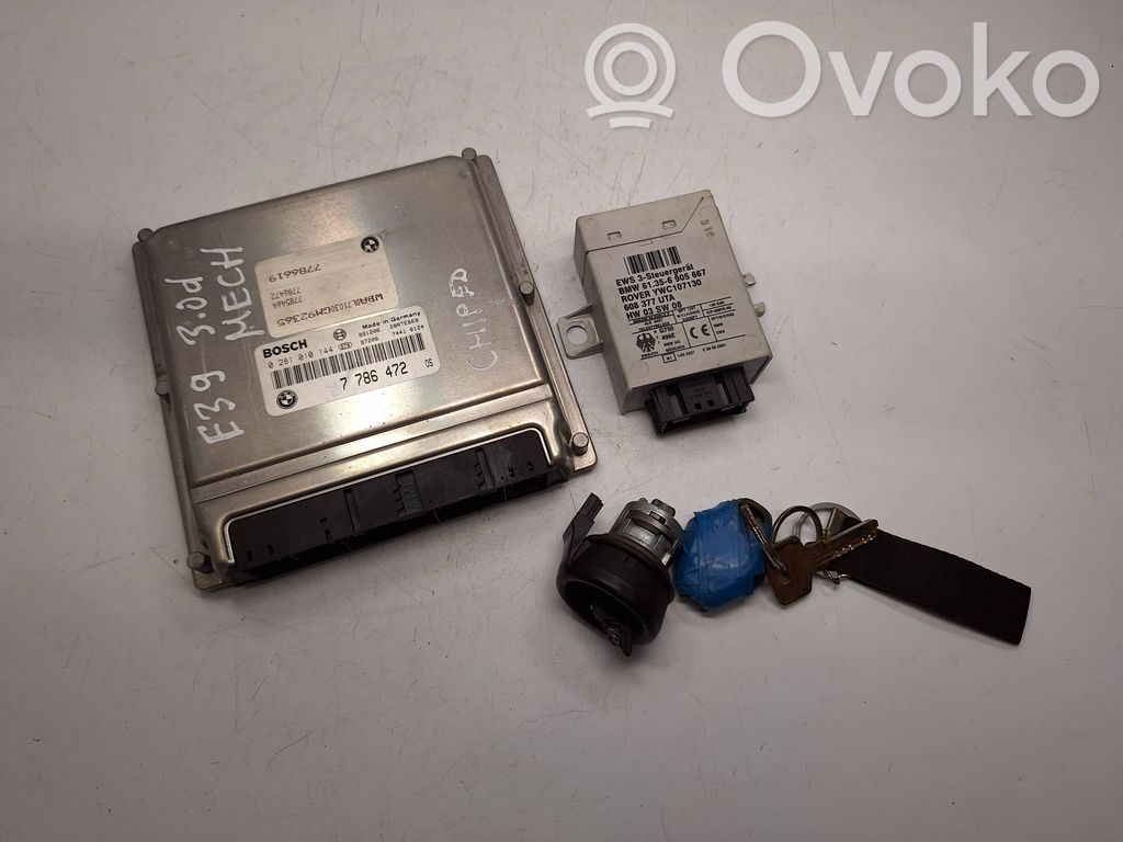 BMW 5 E39 Engine ECU kit and lock set 