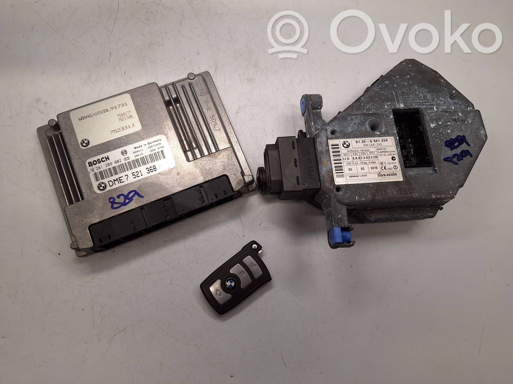 BMW 7 E65 E66 Engine ECU kit and lock set 