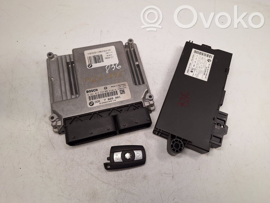 BMW 3 E90 E91 Engine ECU kit and lock set 